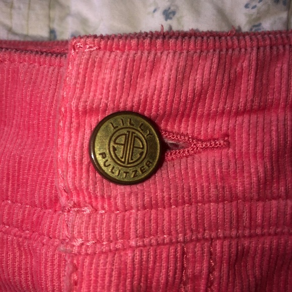 Lilly Pulitzer corduroy palm beach fit skirt pink - Picture 2 of 4